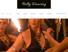 Tablet Screenshot of bellydanceramina.com